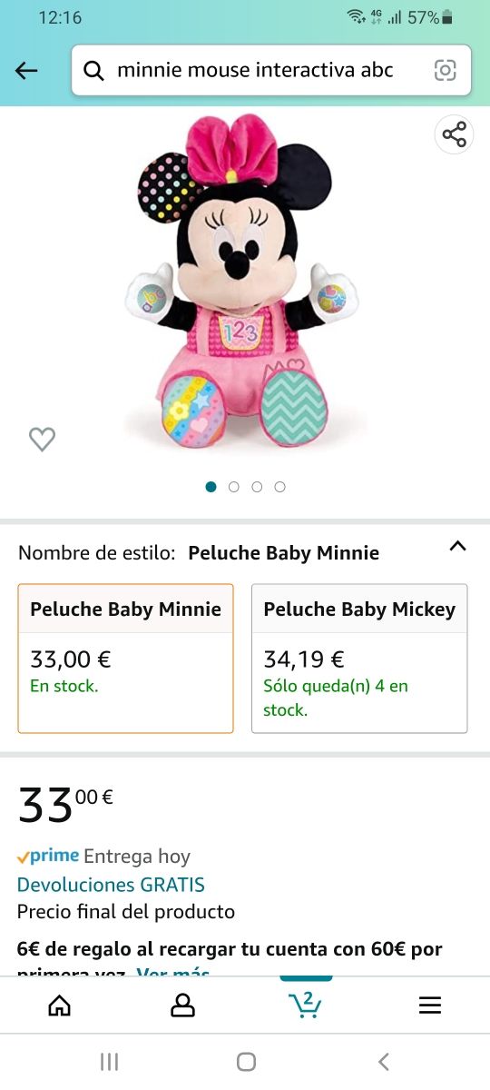 Minnie interactiva