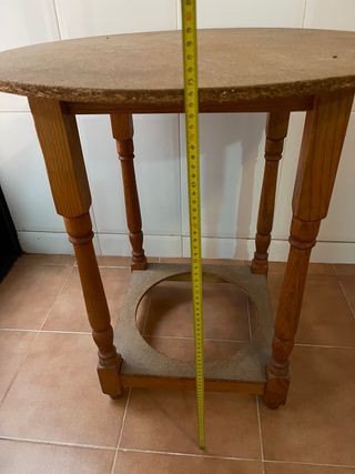 Mesa camilla para brasero