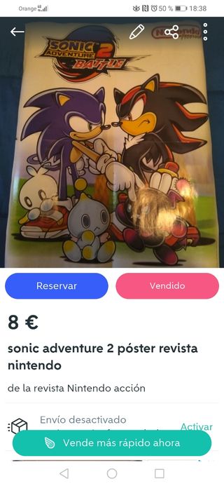 sonic adventure 2 poster