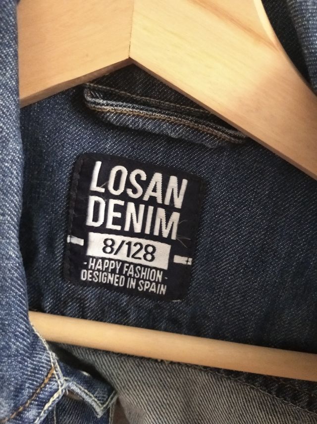 Cazadora vaquera niño 128cm