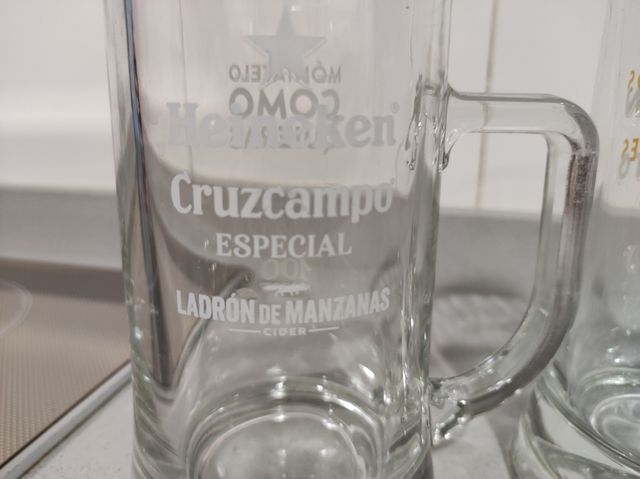 Jarras de Cerveza Heineken-Cruz Campo ¡¡3x2 HOY!!