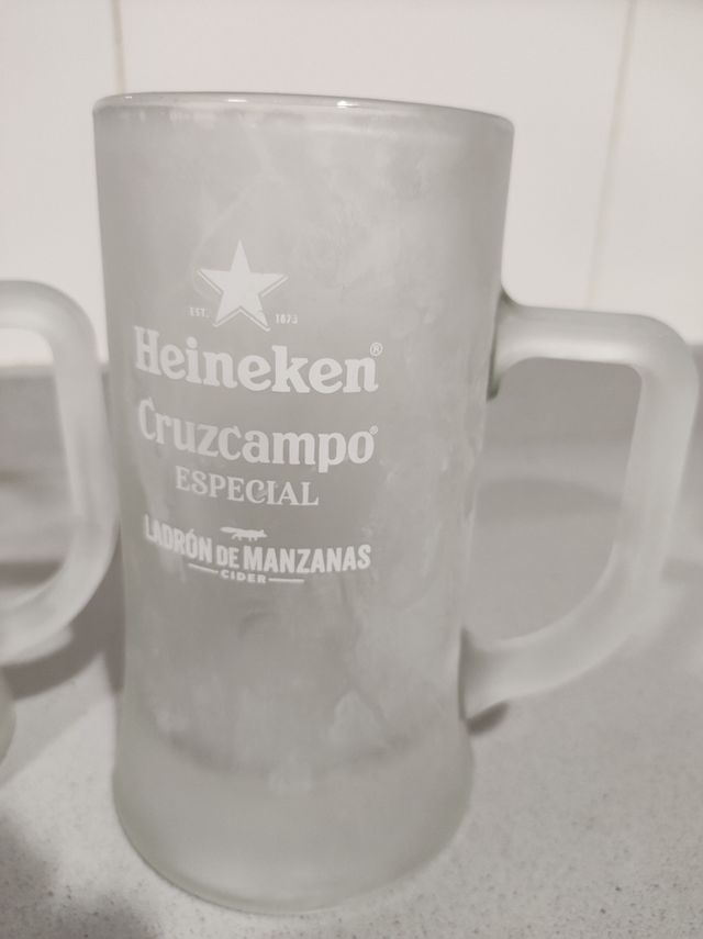 Jarras de Cerveza Heineken-Cruz Campo ¡¡3x2 HOY!!