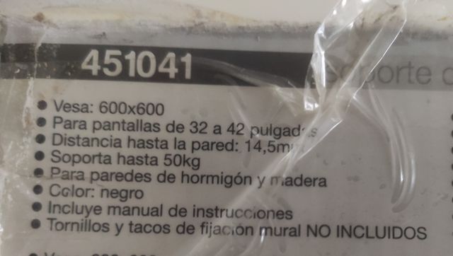 Soporte TV de 32"  a 42"