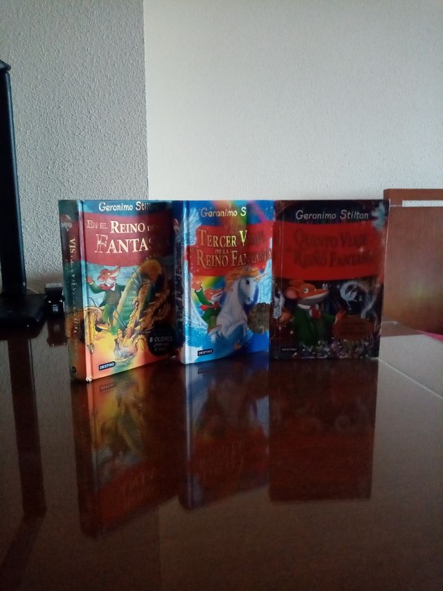 libros con perfume de Geronimo Stilton