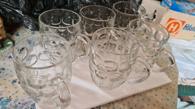 juego 6 jarras de cerveza