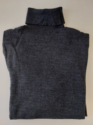Jersey de punto de cuello vuelto Zara Man, talla M