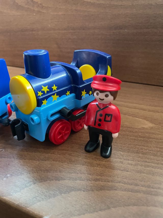 Playmobil tren 1,2,3
