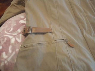 gabardina corta acolchada