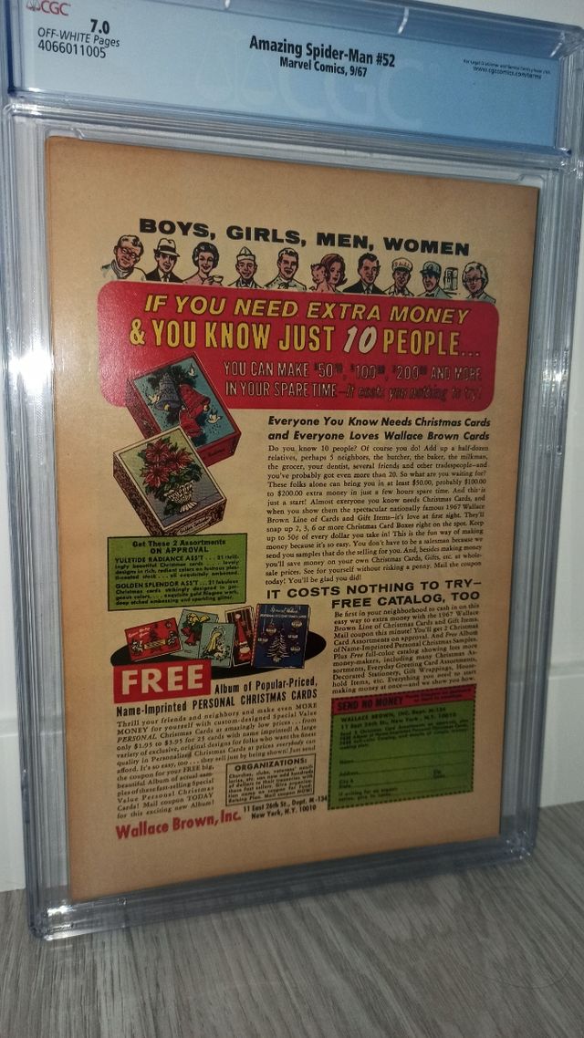 the amazing spiderman 52 cgc