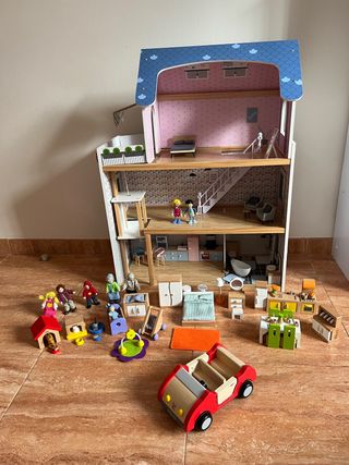 Casa muñecas madera Lidl + Hape