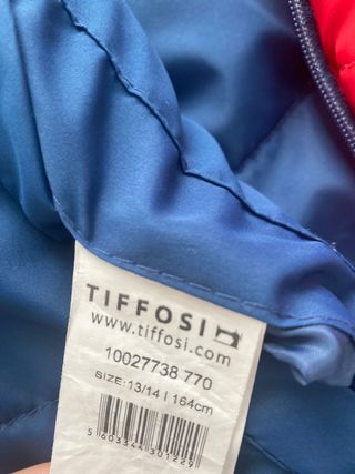 Chaleco Tiffosi reversible 