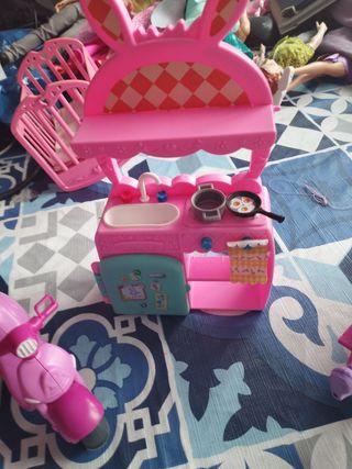 pack 4 enchantimals y mascota y accesorios