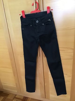 Pantalón vaquero chica negro REPLAY, t. 36 ¡NUEVO!