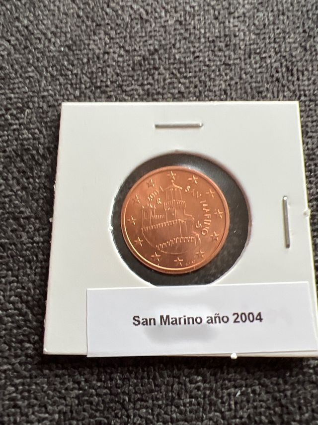 Monedas de San marino, año 2004