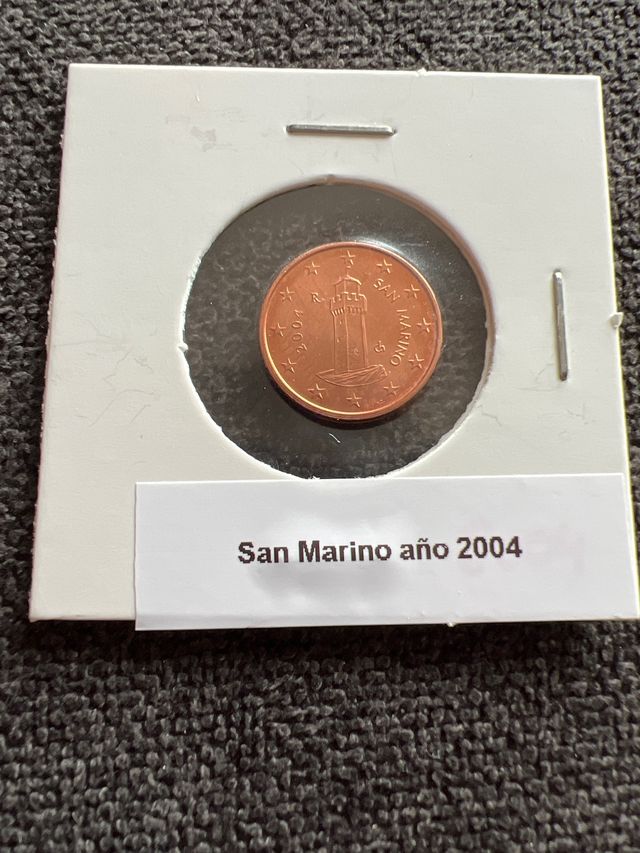Monedas de San marino, año 2004