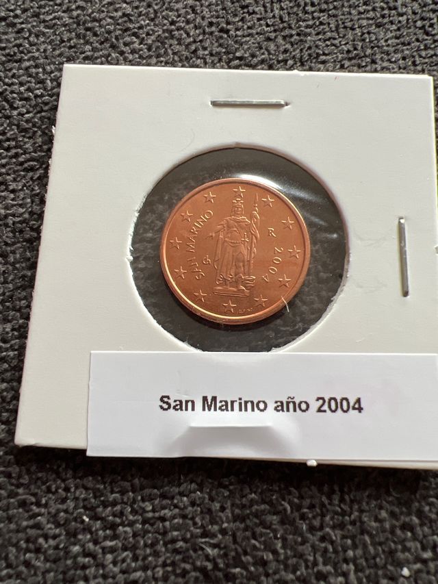 Monedas de San marino, año 2004