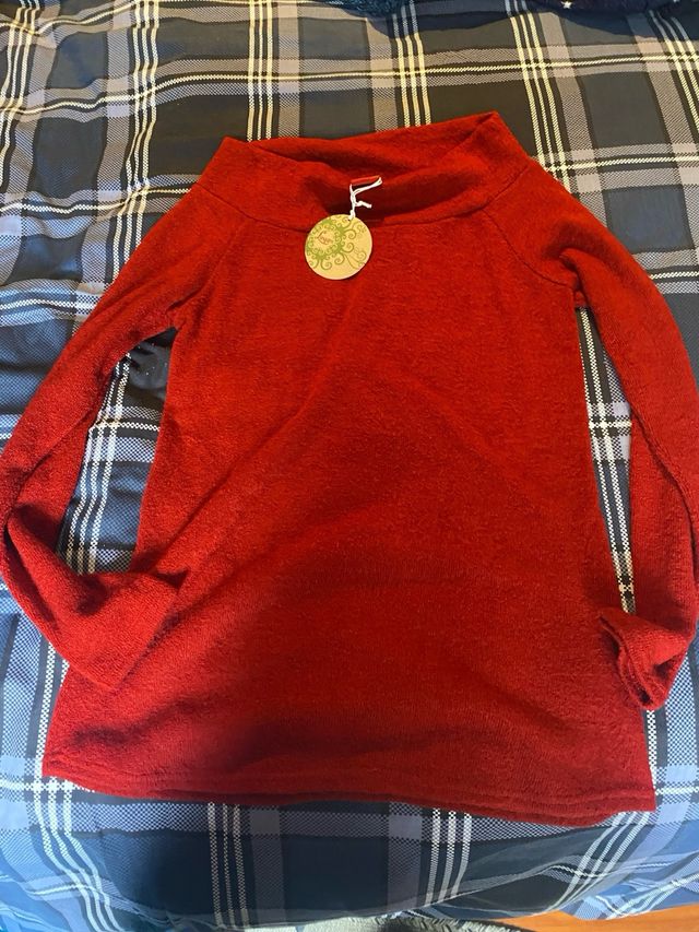 jersey, sin uso, color anaranjado