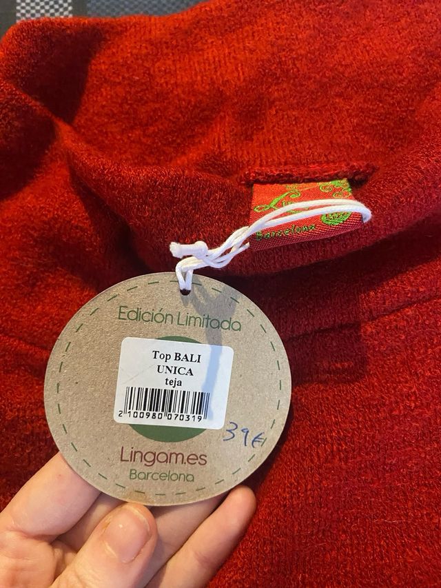 jersey, sin uso, color anaranjado