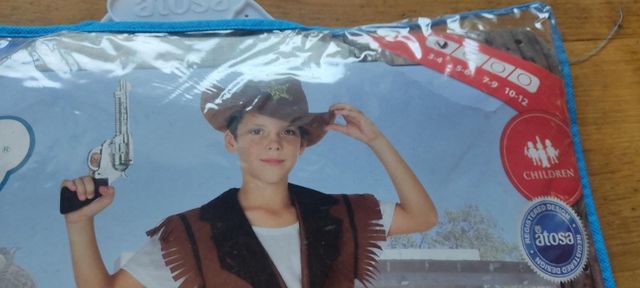 Disfraz vaquero-sheriff niño 3 - 4 años
