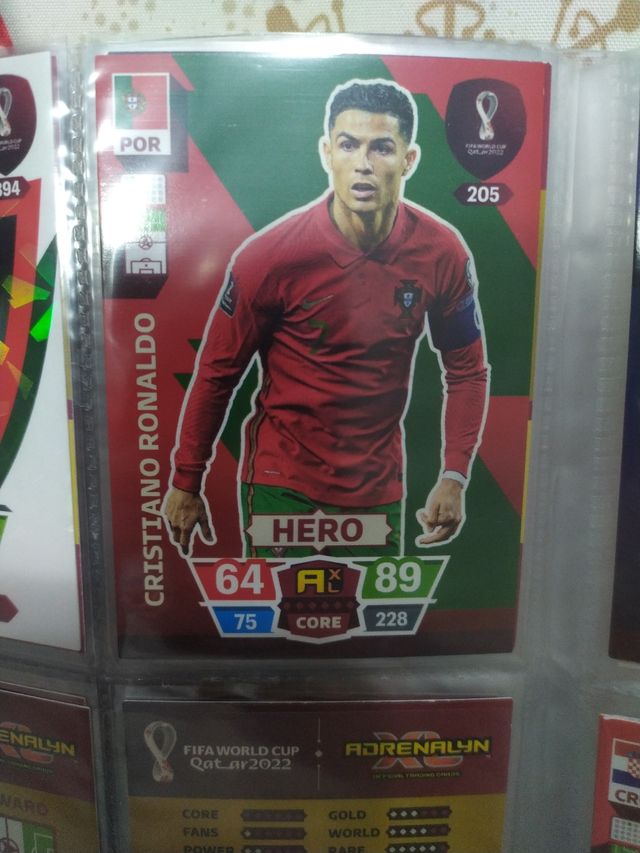CRISTIANO RONALDO 205 ADRENALYN Mundial Qatar 