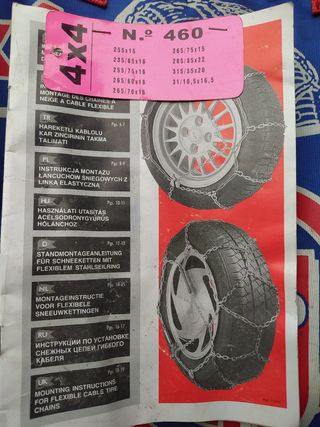 Cadenas nieve 4x4