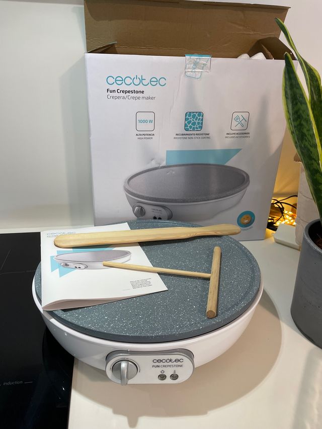 Crepera cecotec usada 3 veces