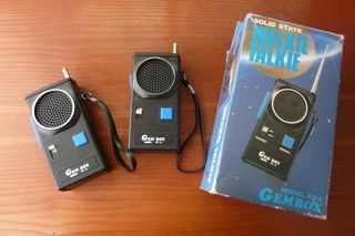 2x Walkie talkie KT-6 Gembox, voz o morse. 27 mHz