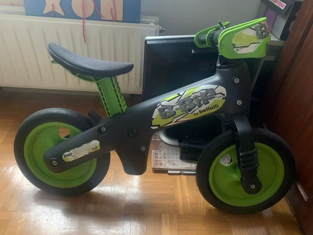 BICI BELLELLI SIN PEDALES 2-5 AÑOS-30 KILOS MAXIMO
