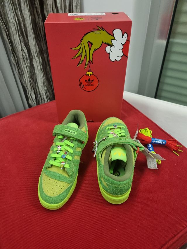 adidas men's forum low the grinch stores