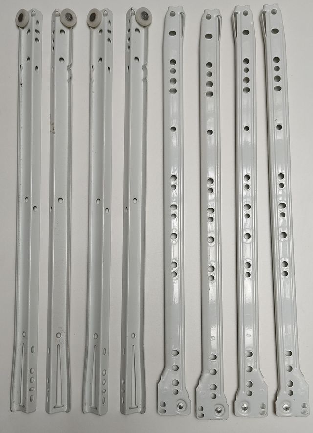 Lote de 4 guías para cajones