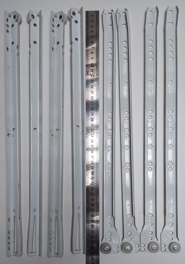 Lote de 4 guías para cajones