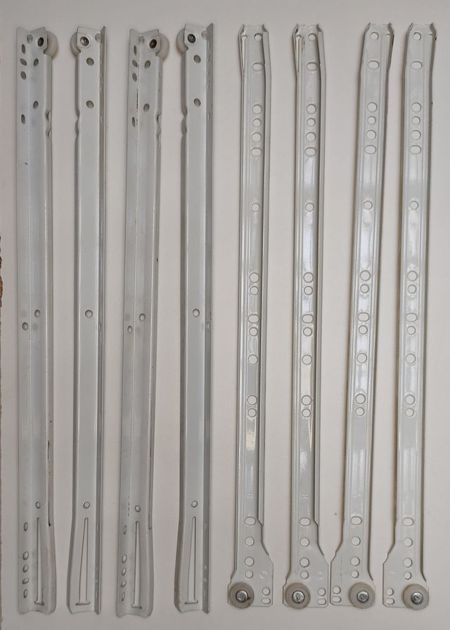 Lote de 4 guías para cajones