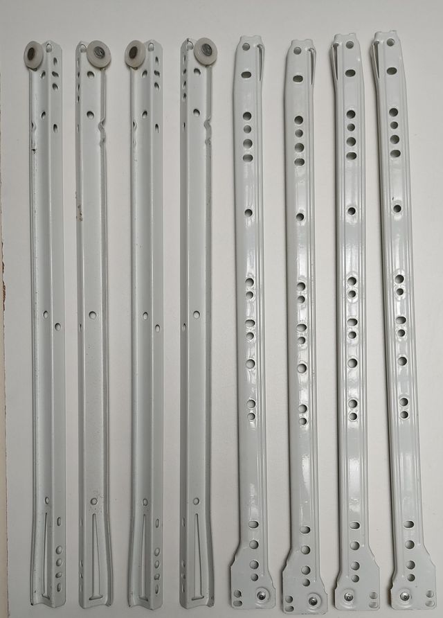 Lote de 4 guías para cajones