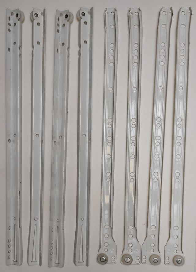 Lote de 4 guías para cajones