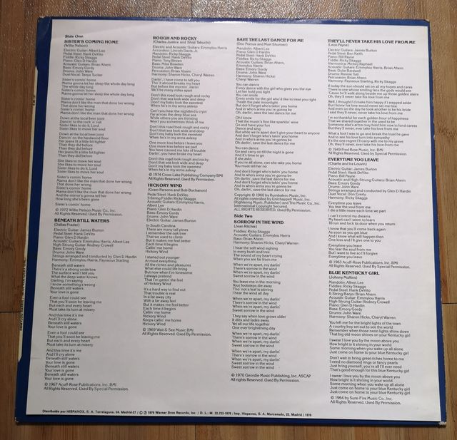 Discos vinilo Emmylou Harris