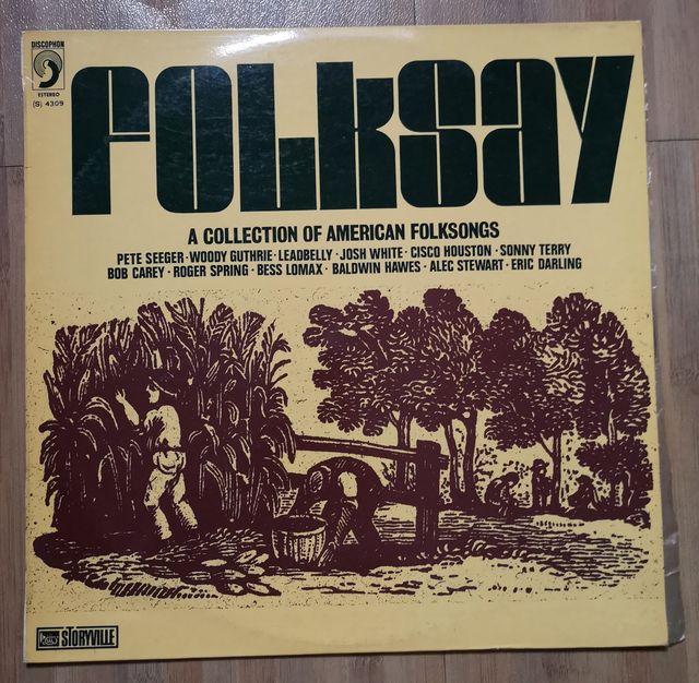 Vinilo Folksay a collection of american folksongs