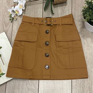 Talla XS - PIMKIE Minifalda camel