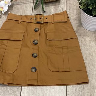 Talla XS - PIMKIE Minifalda camel