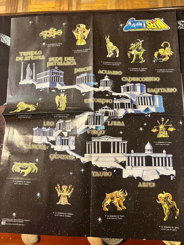 Álbum completo Los Caballeros del Zodiaco año 2006