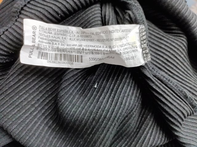 Vestido Negro Pull&Bear M