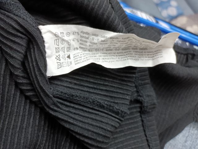 Vestido Negro Pull&Bear M