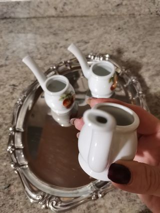 Bicchierini x liquore a forma di pipa con vassoio 