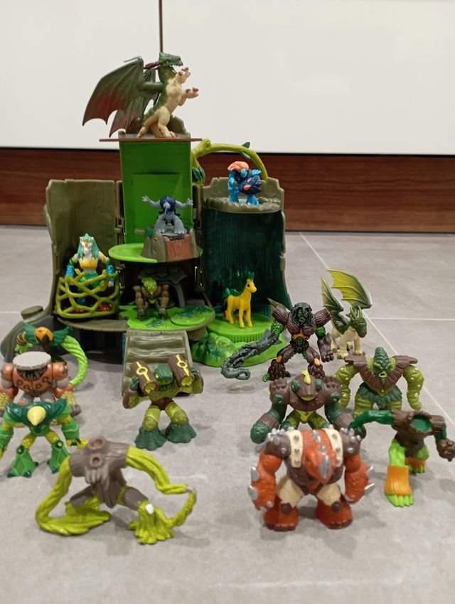 Figuras Gormiti casa del árbol