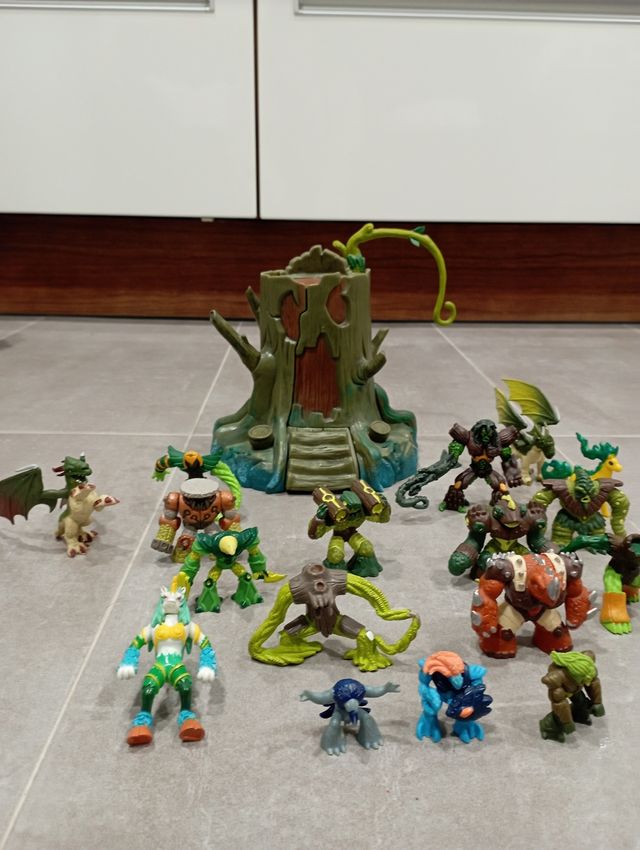 Figuras Gormiti casa del árbol