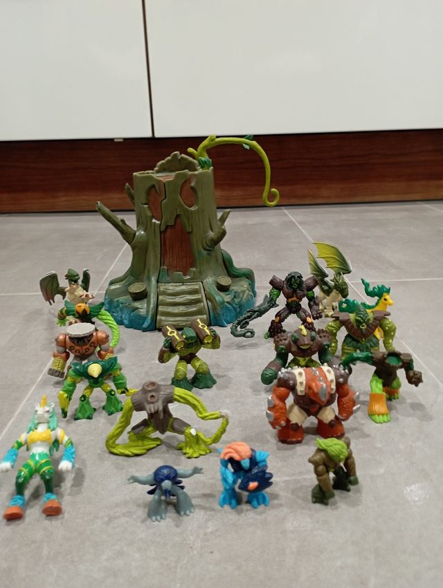 Figuras Gormiti casa del árbol