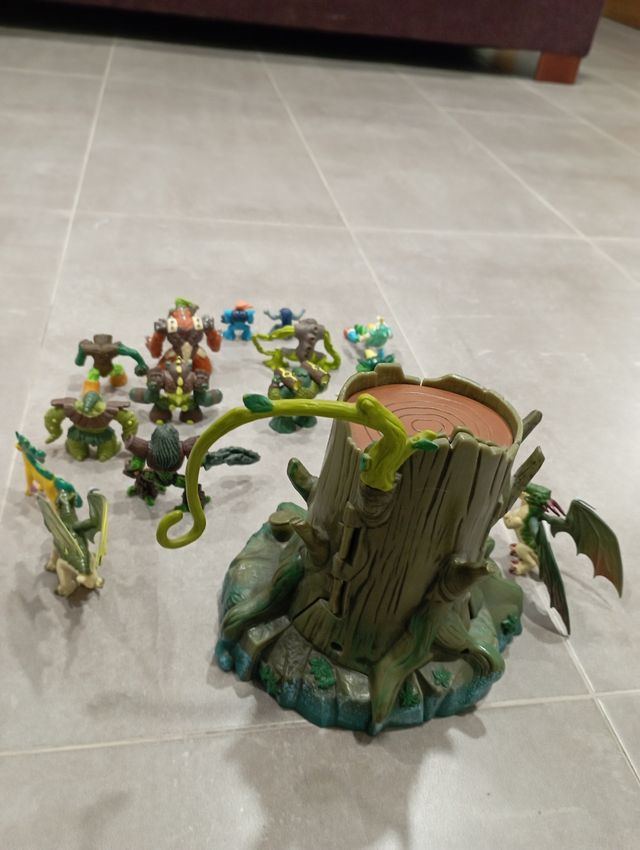 Figuras Gormiti casa del árbol