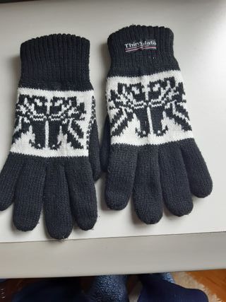 Guantes lana