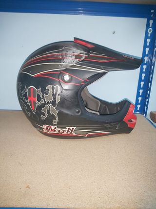 casco moto croos hombre