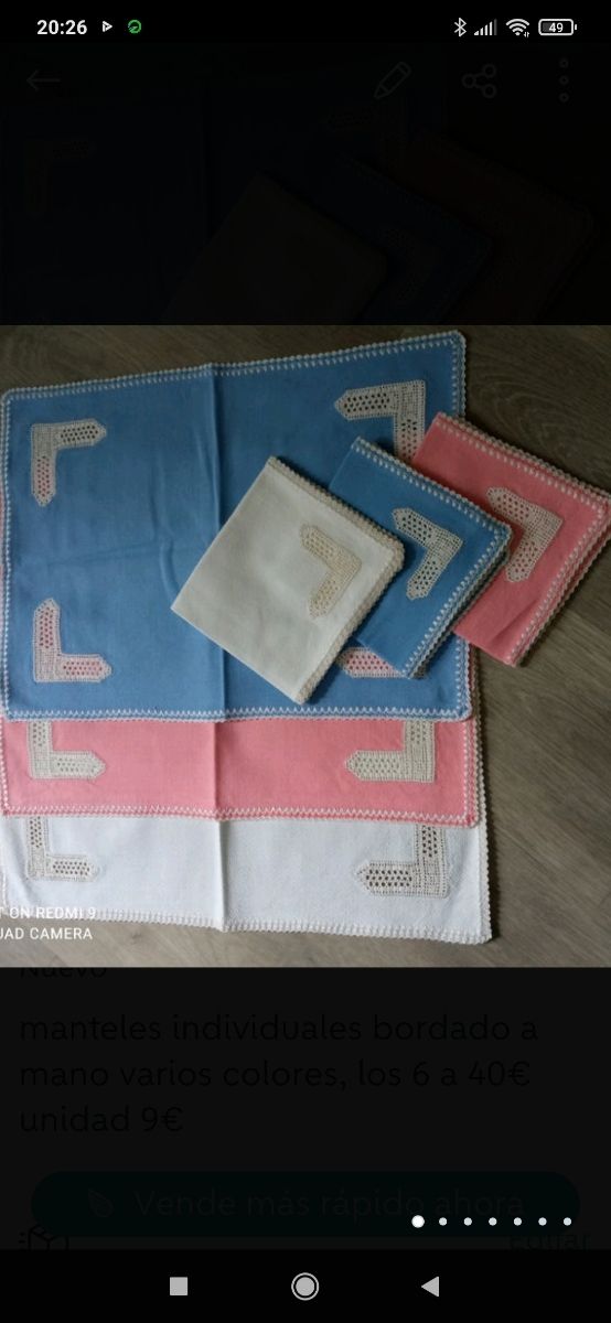 manteles individuales