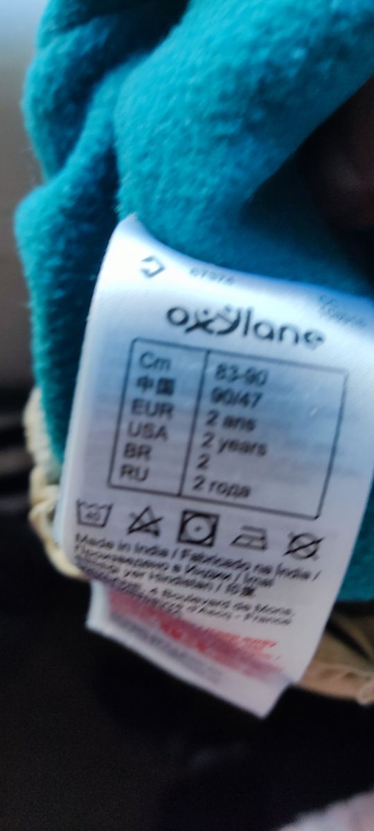 pantalón montaña nieve 2 años